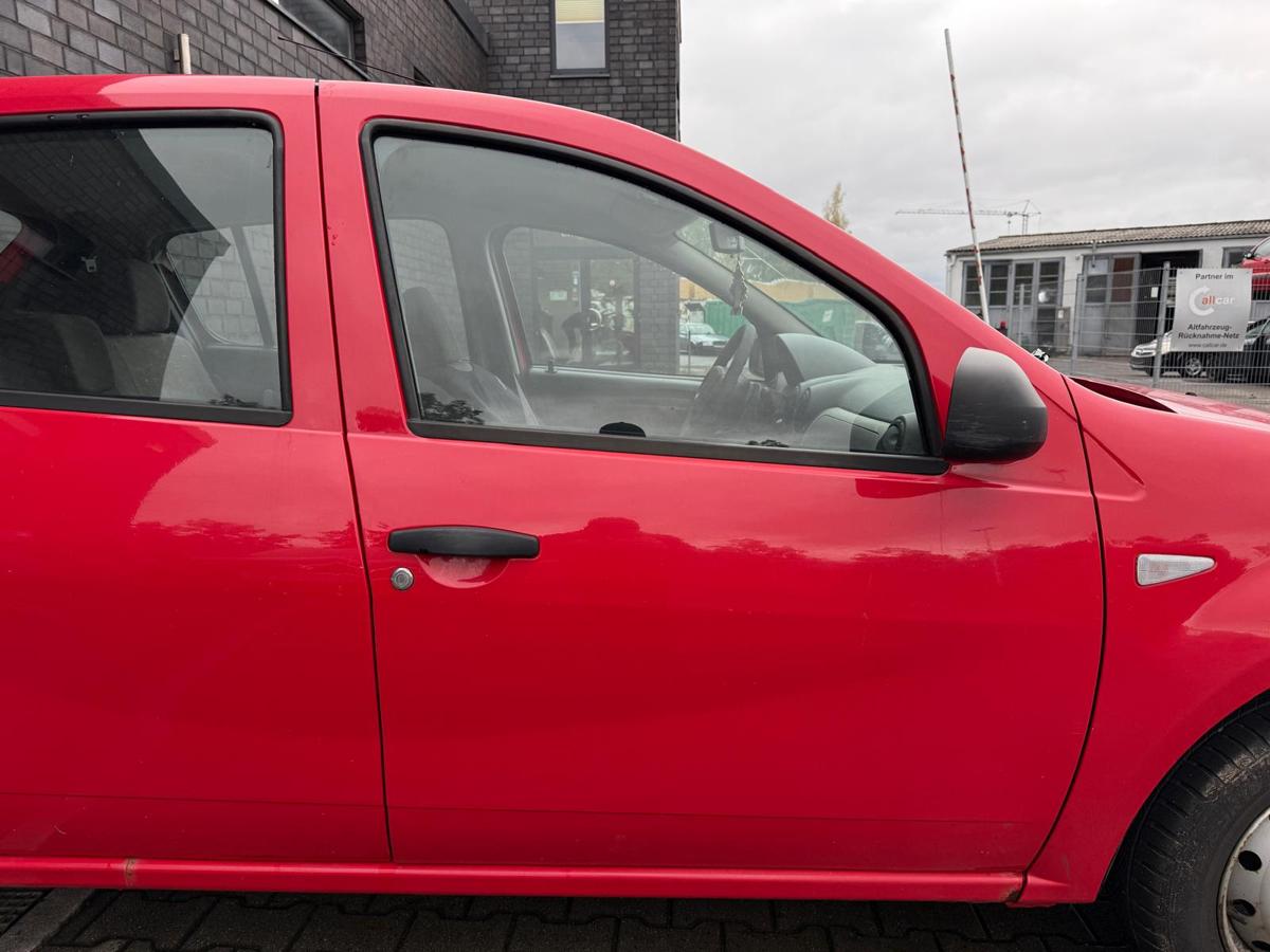 Dacia Sandero SD original Tür vorn rechts OV21D Red Passion Rohbau BJ09
